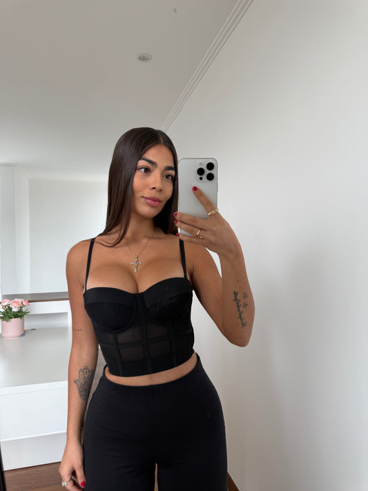 CORSET MILAN NEGRO